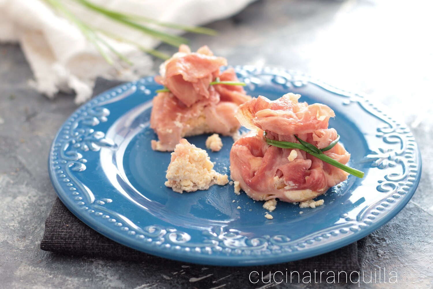 Feuilletés de jambon cuit et ricotta
