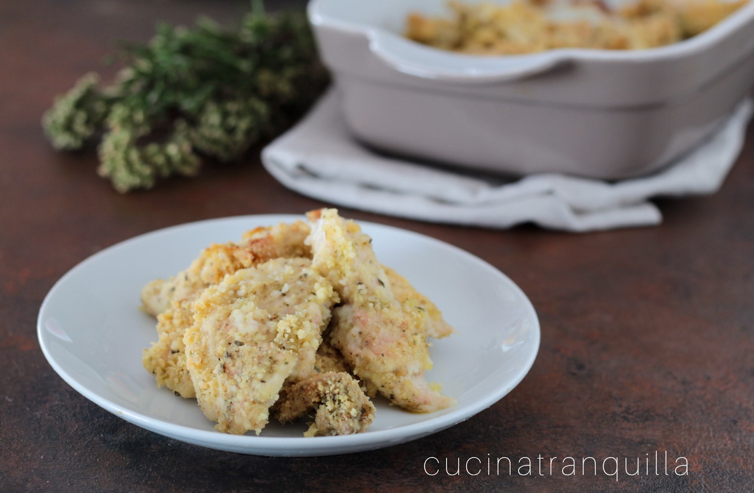 Morceaux de poulet au fromage