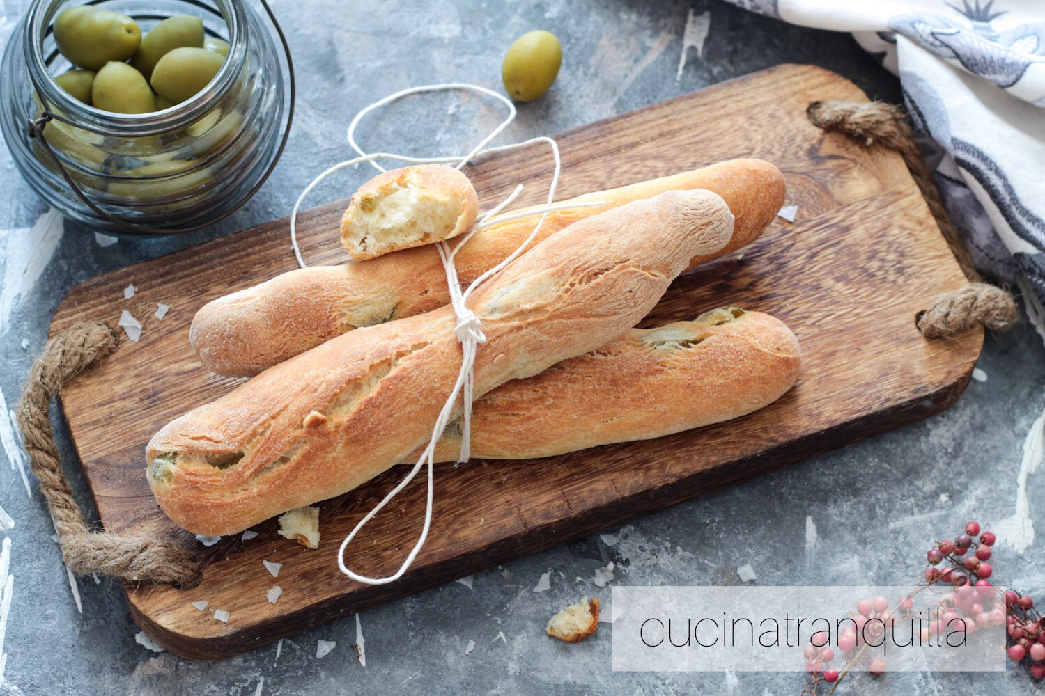 Bâtonnets aux olives