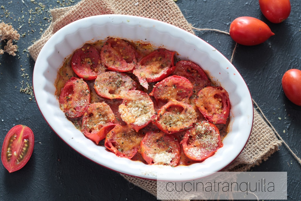 Tomates cerises gratinées au micro-ondes