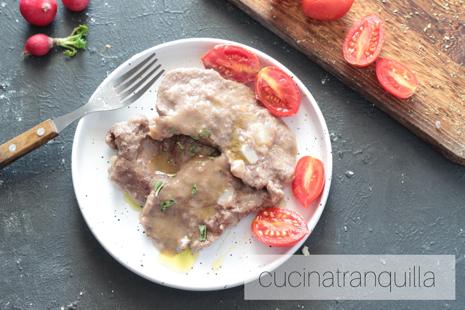Tranches de bœuf au vin blanc