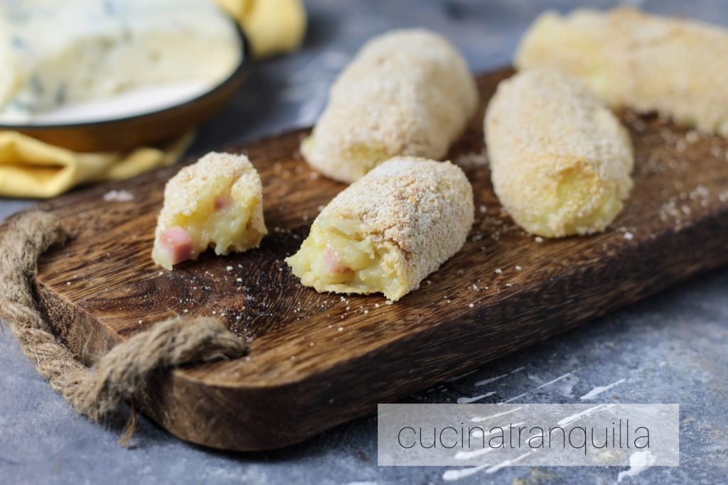 Croquettes de pommes de terre au gorgonzola