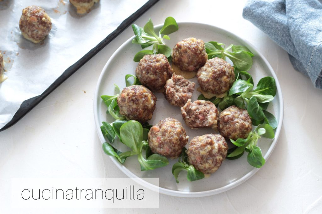 Boulettes de bœuf avec speck