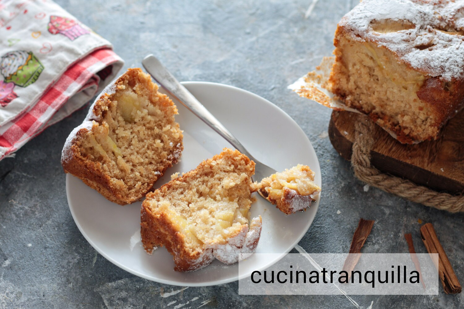 Cake vegan avec jus de pomme