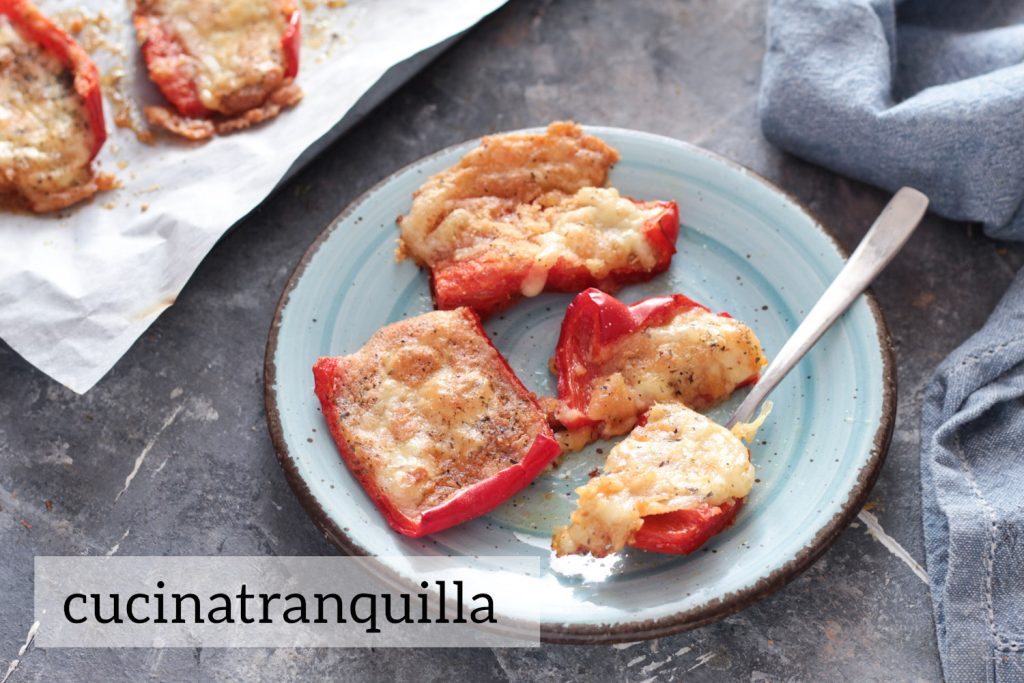 Poivrons farcis gratinés