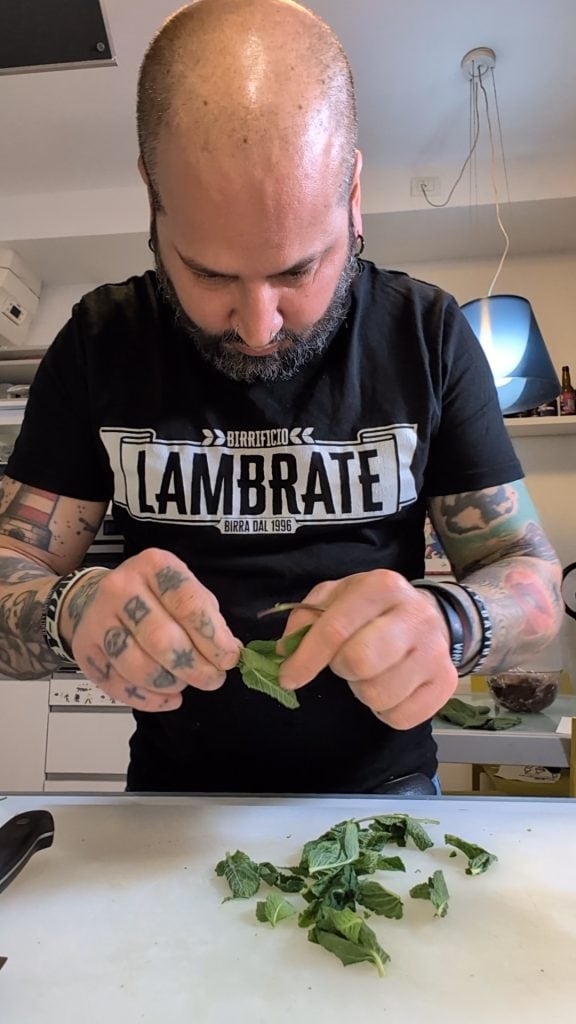 Courgettes marinées au citron et à la menthe (avec vidéo)