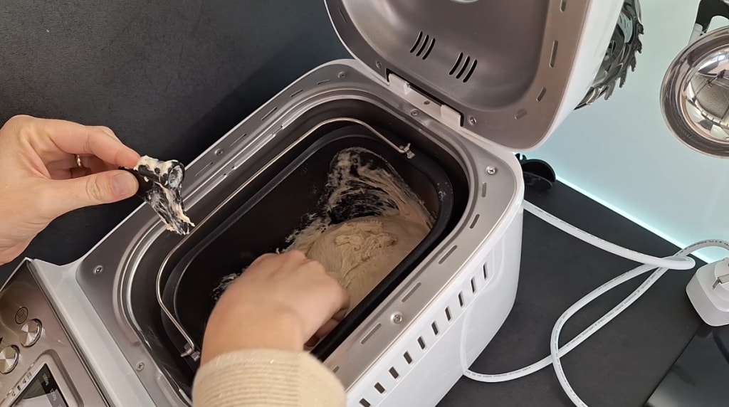 Retrait des crochets de la cuve