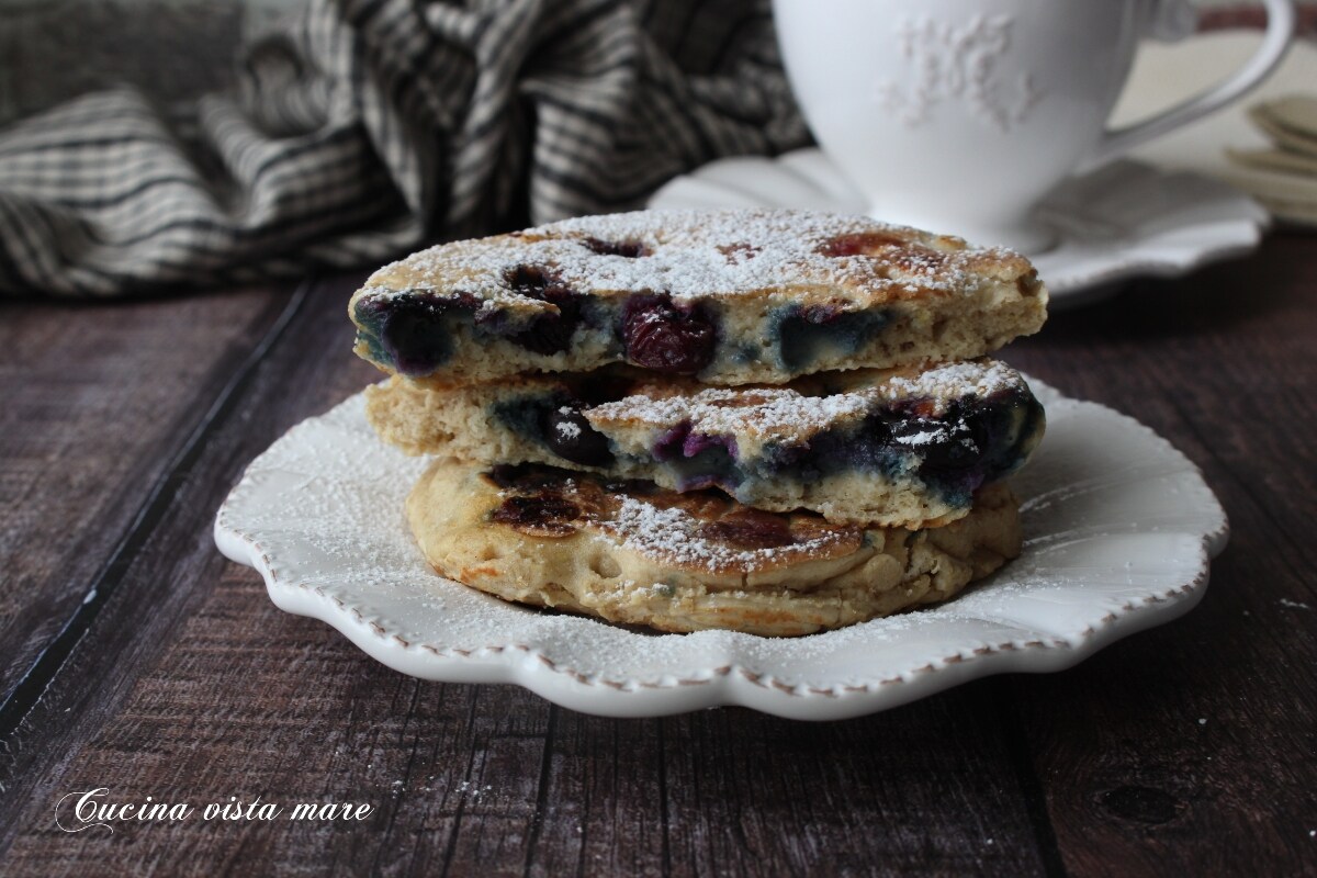 Pancakes aux myrtilles