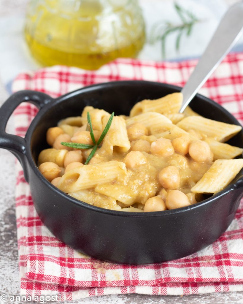 Pasta et pois chiche à la Napolitaine réussie