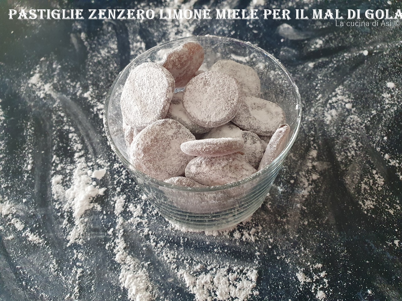 Pastilles gingembre citron miel pour le mal de gorge