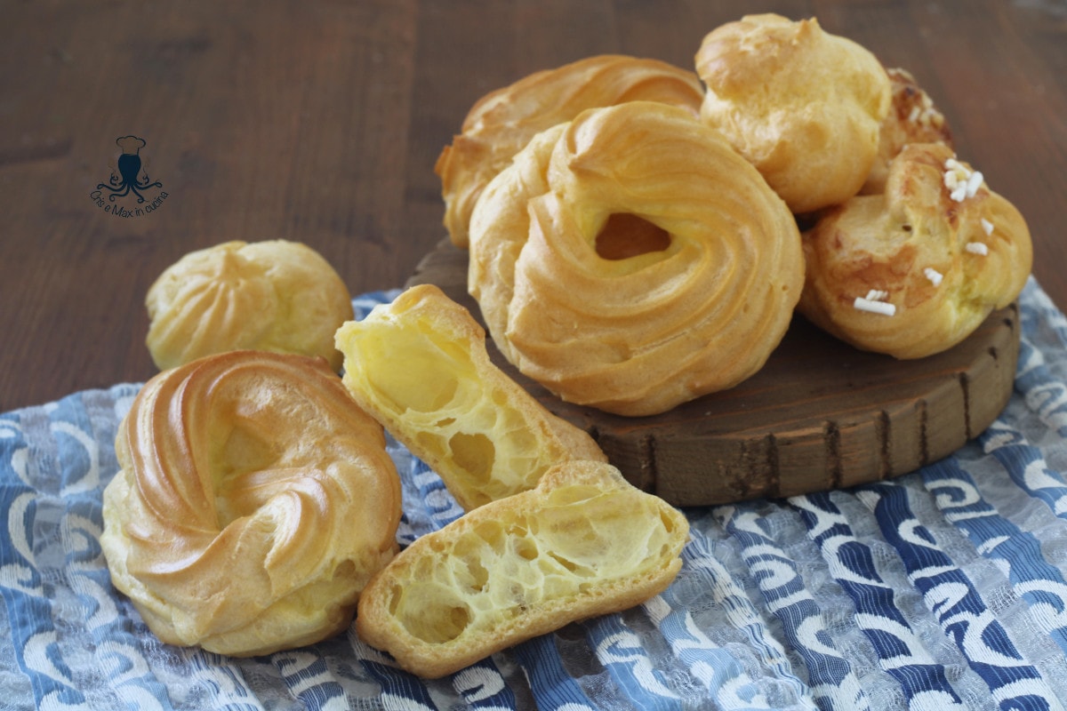 Pâte à choux à l’huile sans beurre, au four, en friteuse à air ou frite