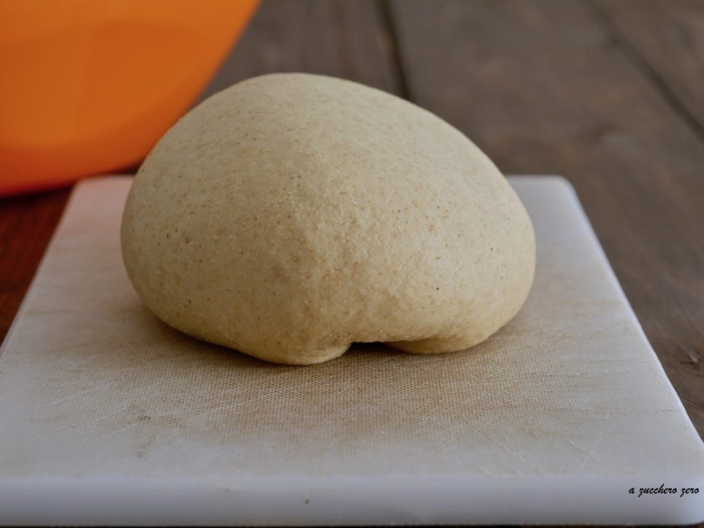 Pâte pour pizza intégrale avec tritordeum fermentation 24 heures