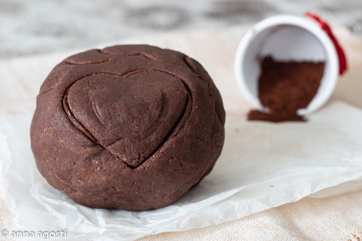 Pâte sablée au cacao