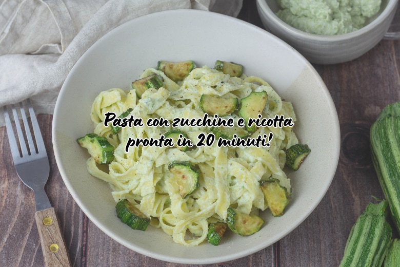 Pâtes à la Crème de Courgettes et Ricotta – Prêtes en 20 minutes !