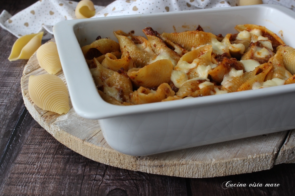 Pâtes au four avec ragù de chianina