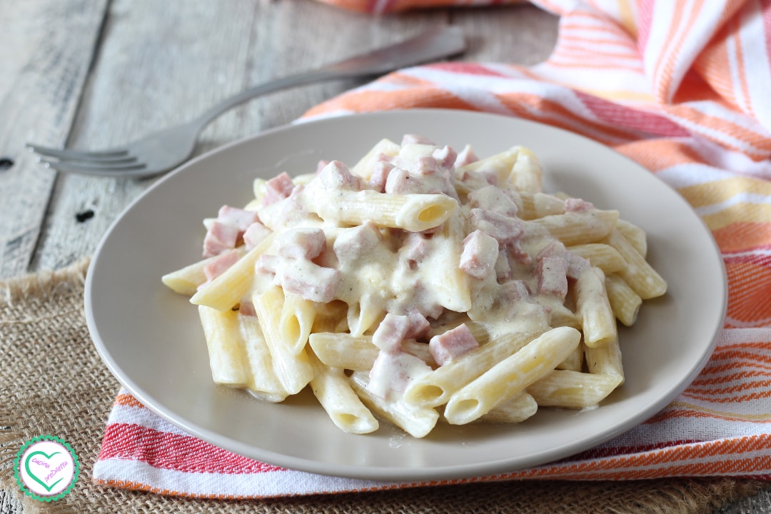 Pâtes au jambon au Marsala