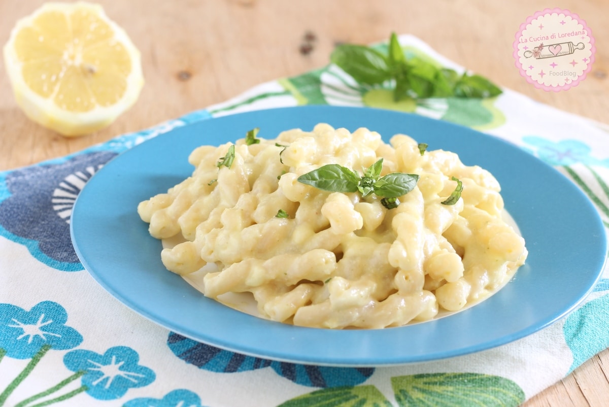 Pâtes au pesto de citron