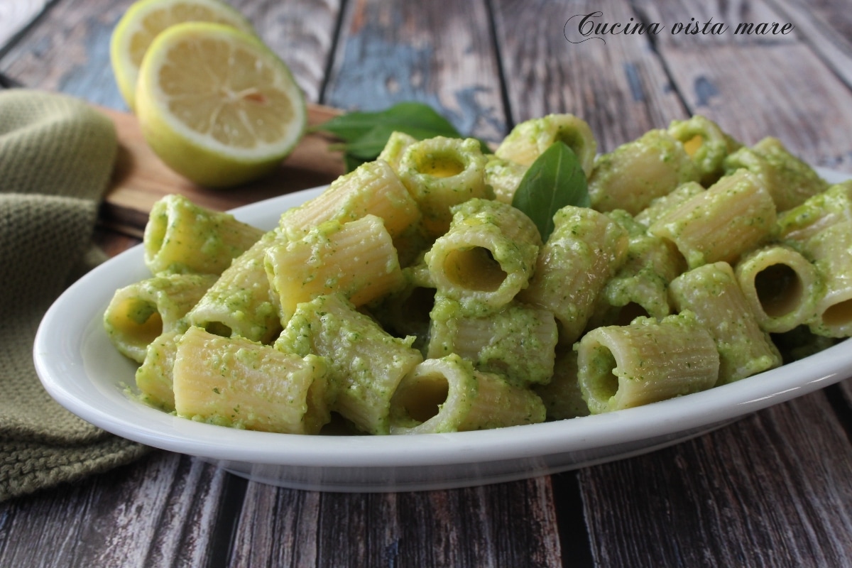Pâtes au pesto de citrons