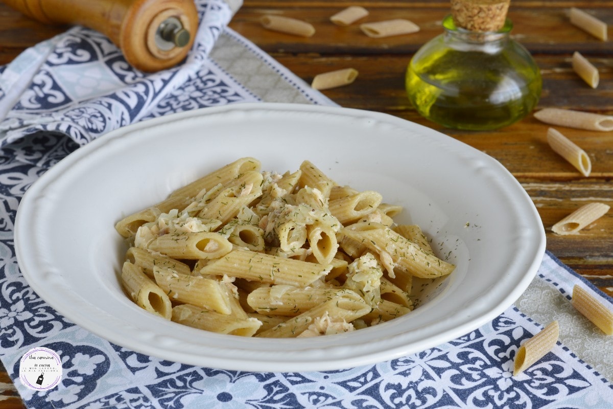 Pâtes au saumon recette légère