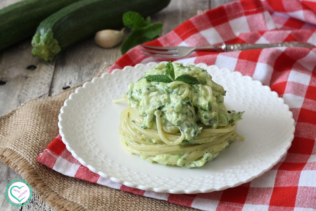 Pâtes aux courgettes et mascarpone