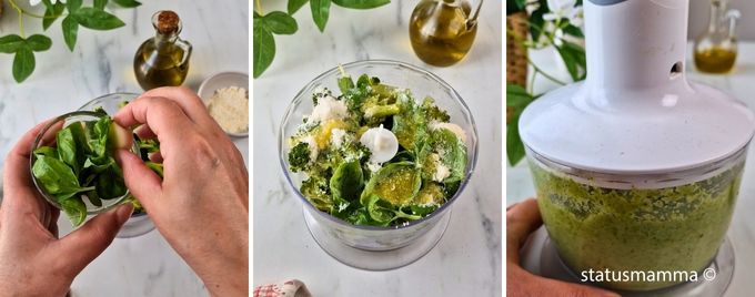 Pâtes crémeuses aux Brocolis aussi avec Thermomix : le plat rapide, sain et plein de goût - étape 1