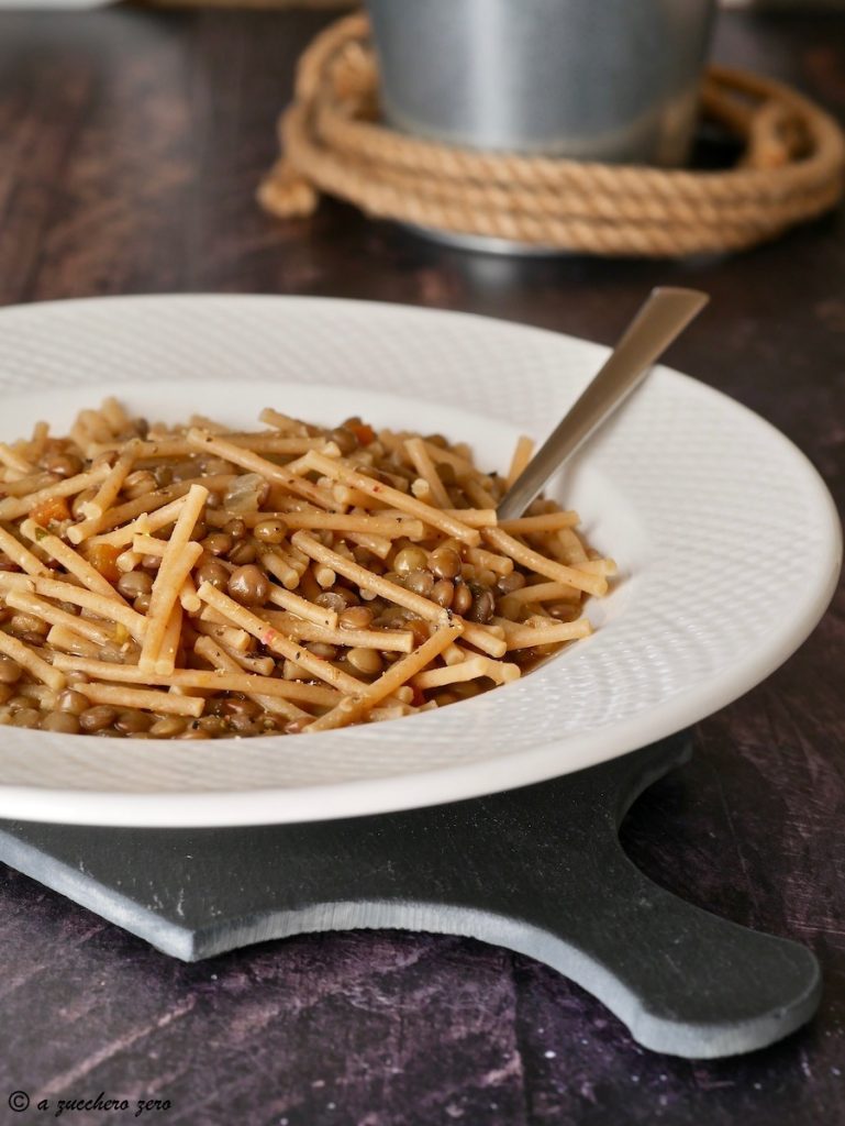 Pâtes et lentilles | recette simple