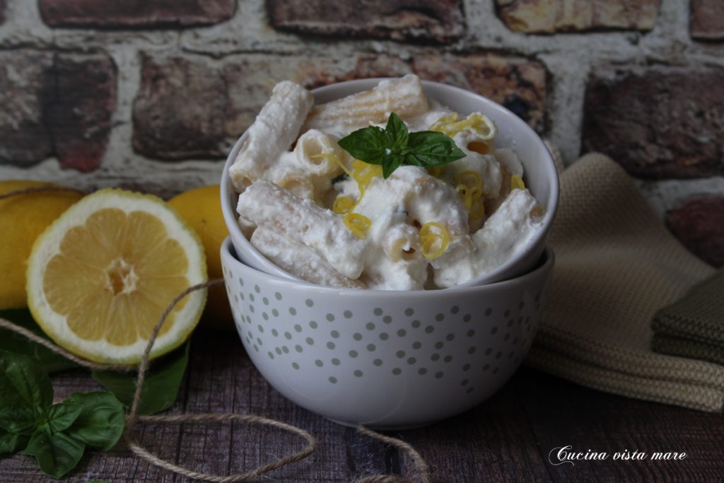 Pâtes ricotta et pecorino Cuisine vue sur mer