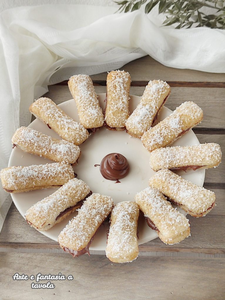 Pavesini coco et Nutella