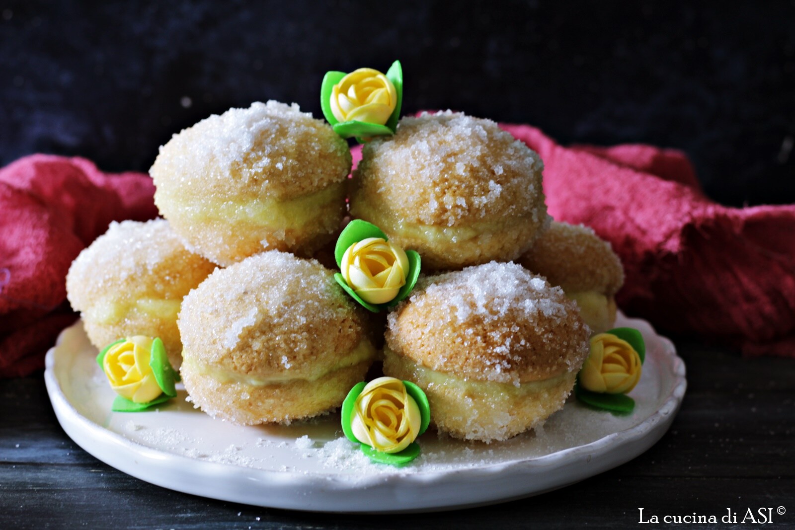 Pêches sucrées au citron