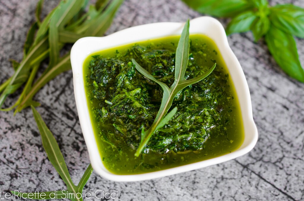Pesto de roquette et amandes