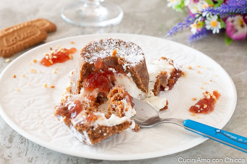 Petit gâteau cheesecake