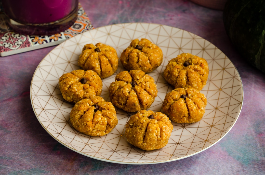 Petites citrouilles sucrées sans cuisson, sans sucre et sans gluten