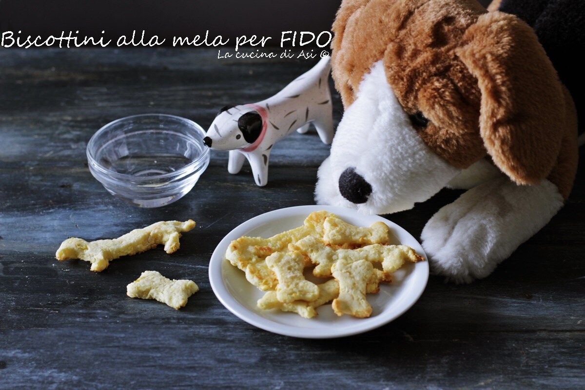 Petits biscuits à la pomme pour Fido
