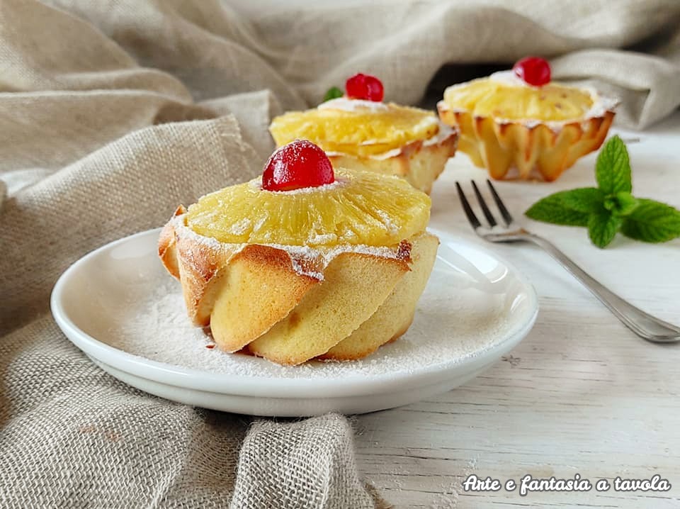 Petits gâteaux à l&rsquo;ananas