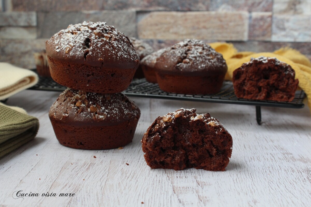 Petits gâteaux au double chocolat