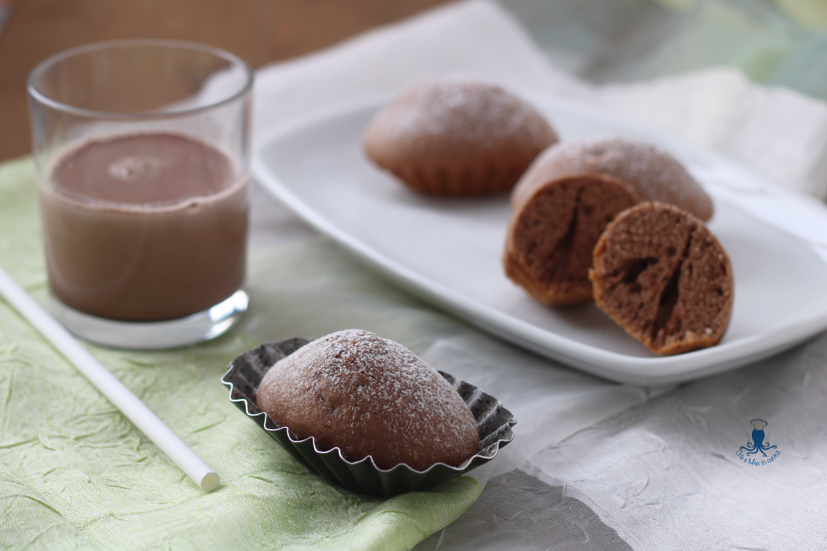 Petits gâteaux au Nesquik, recette facile et rapide sans beurre.