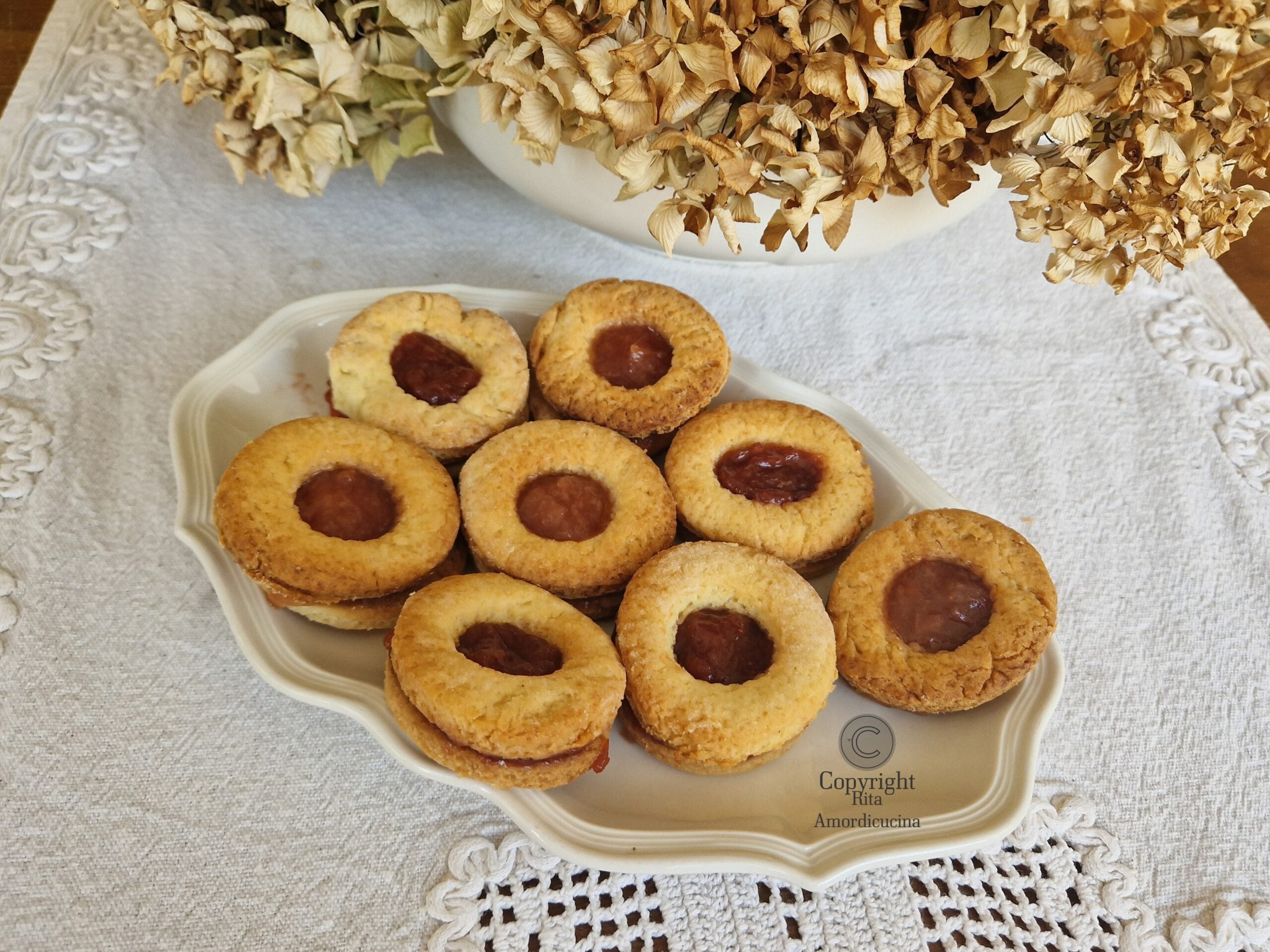 Sablés Œil-de-bœuf diététiques