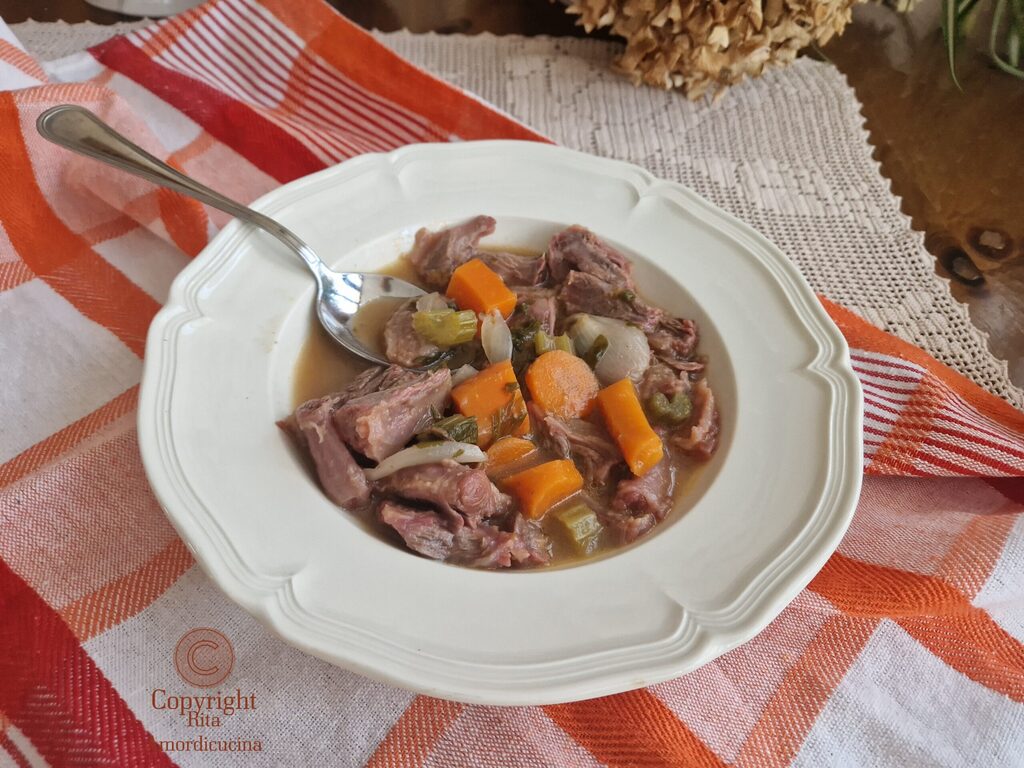 Queue de bœuf bouillie