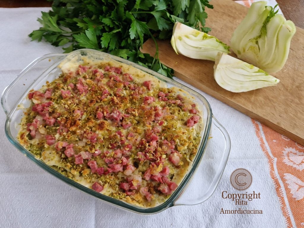 Le timbale de fenouil à la Sicilienne