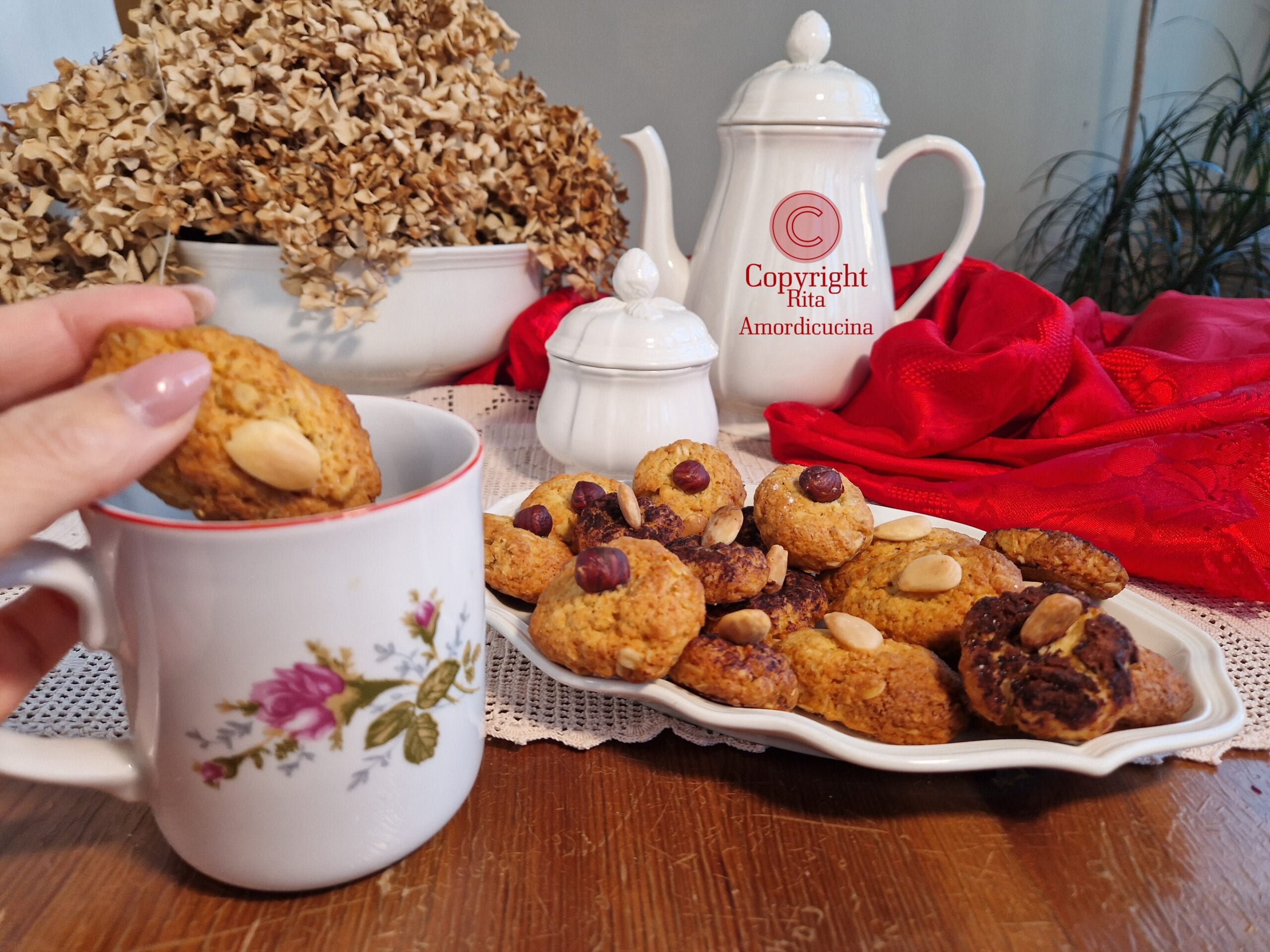 Les biscuits à tremper à l’avoine et noix de coco