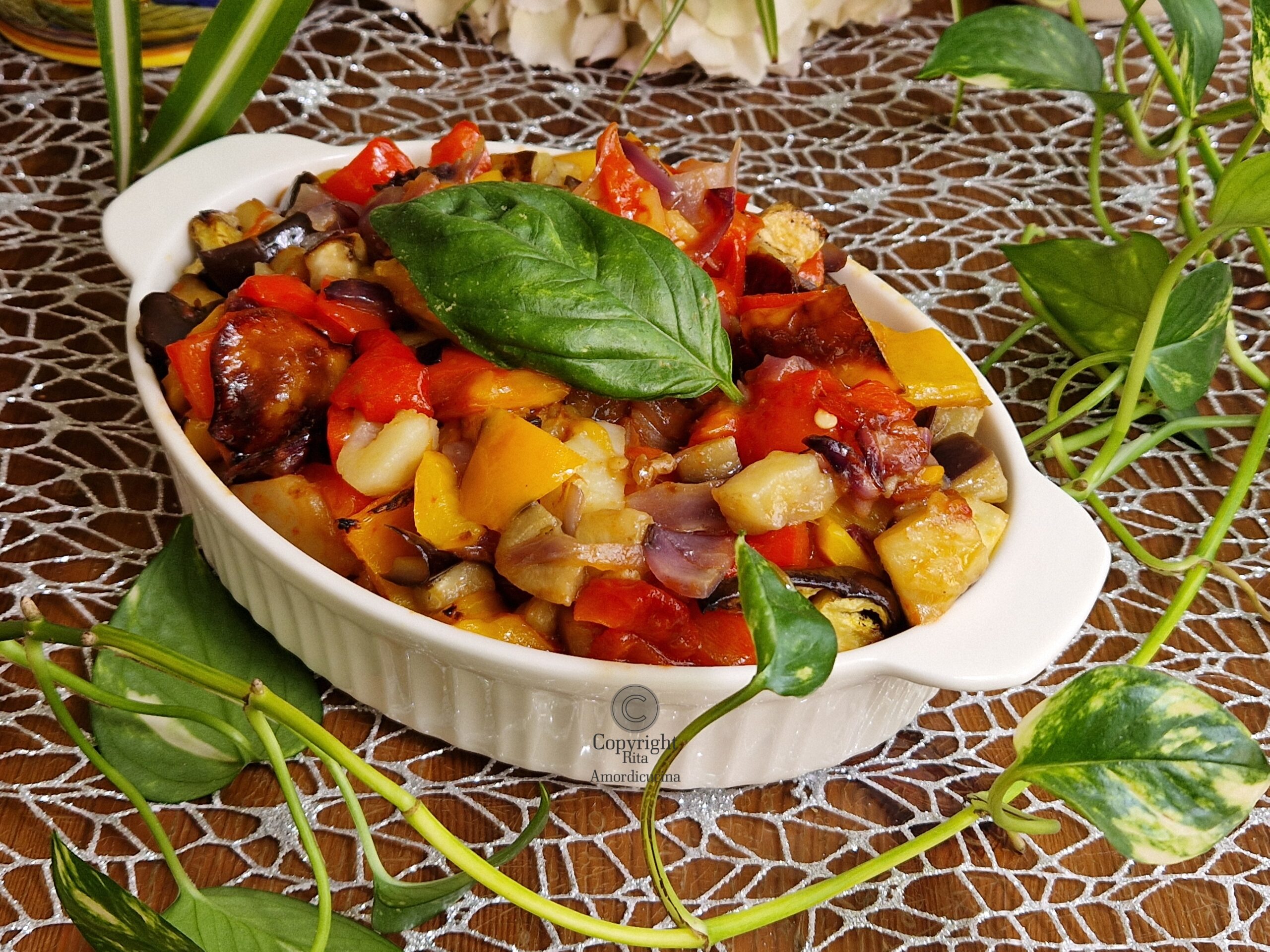 Peperonata légère mijotée RitaAmordicucina