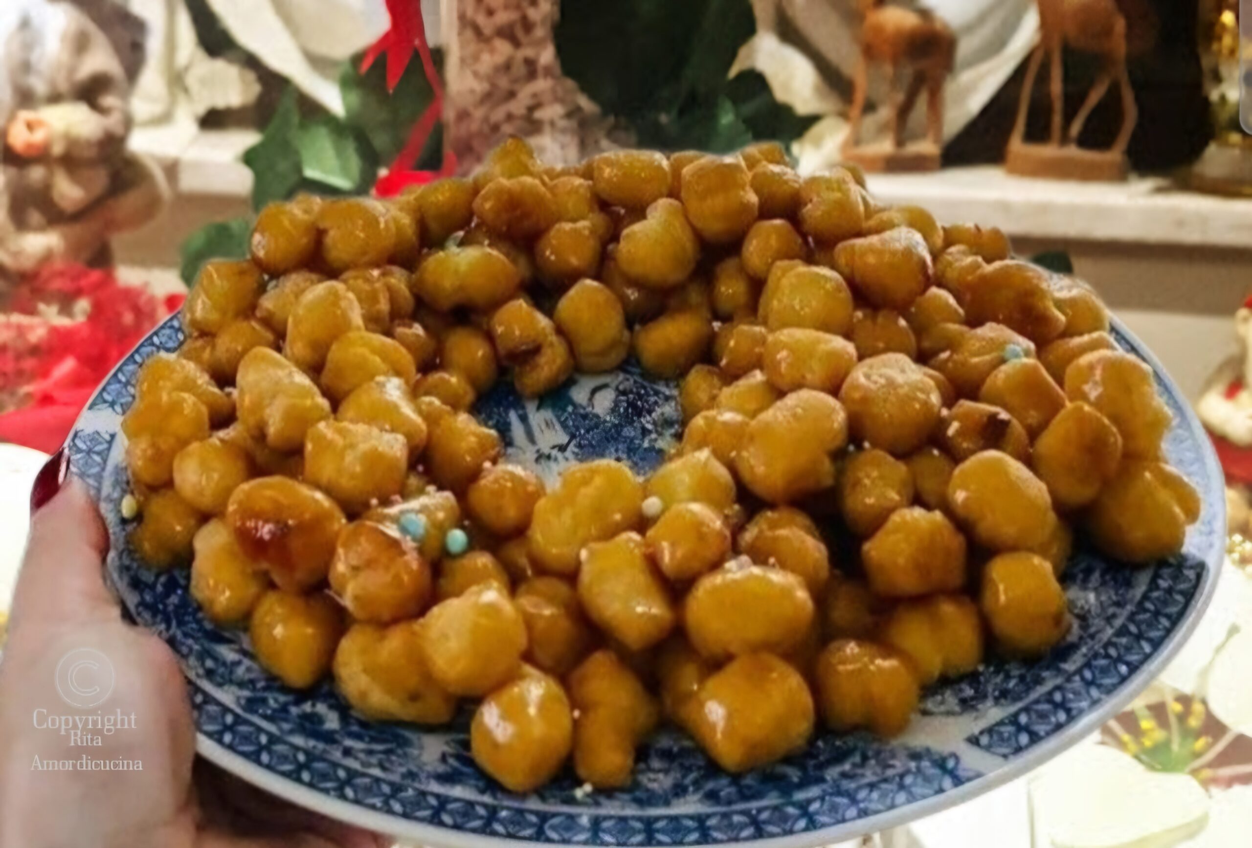 Les struffoli recette traditionnelle et Thermomix