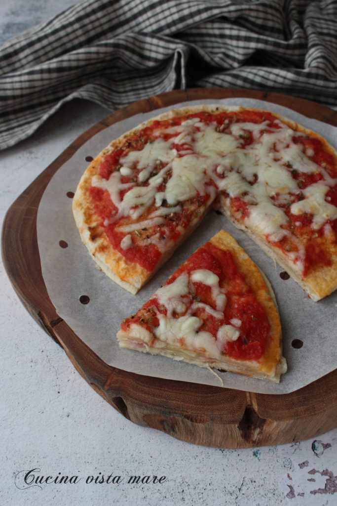 Piadipizza farcie Cuisine vue sur mer
