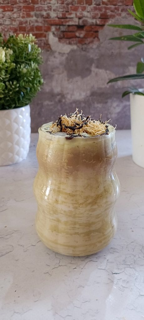 Lait froid au pistache