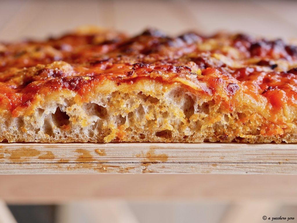 Pizza avec farine complète de blé tendre et type 2