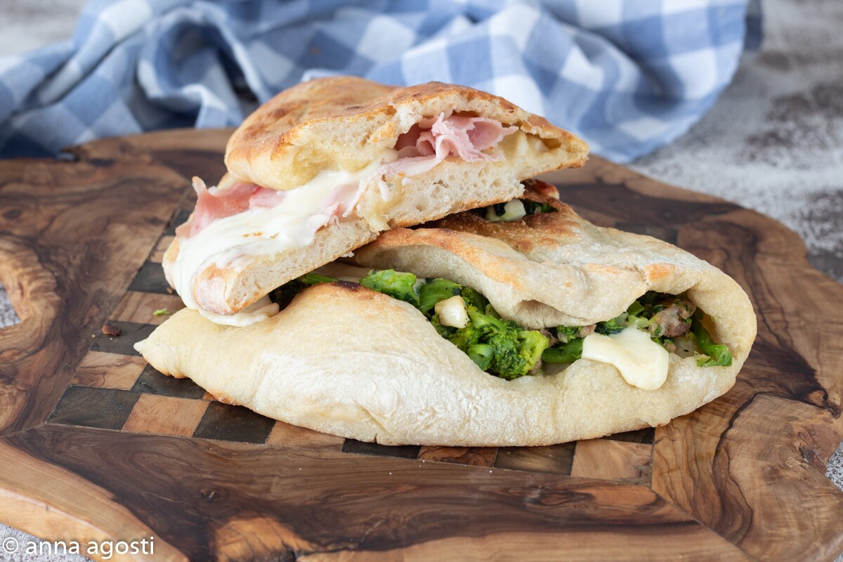 Pizza baciata avec double garniture