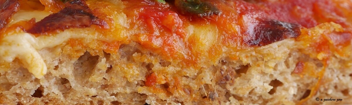 Pâte à pizza intégrale levée 24 heures