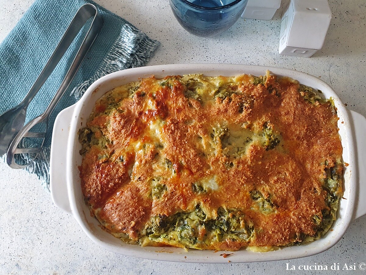 Scarole au gratin en moule