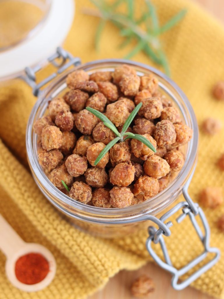 Pois chiches épicés croustillants