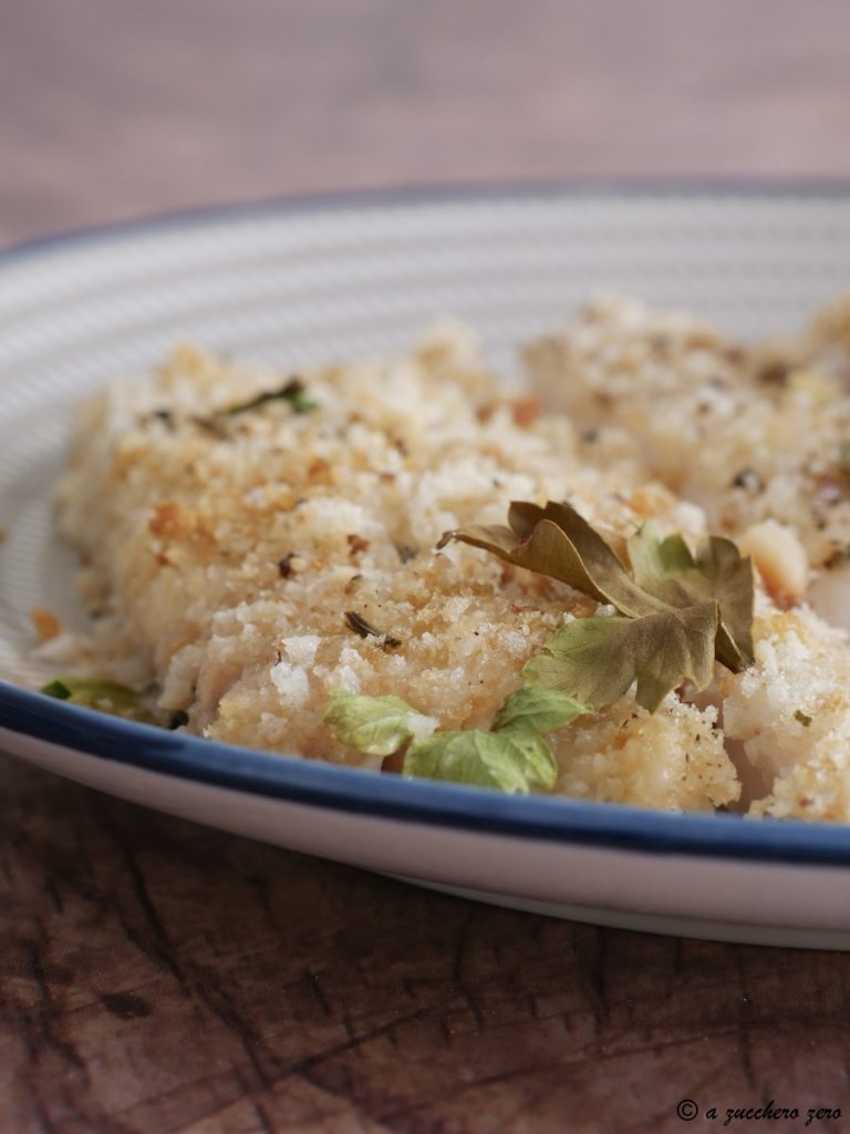 Poisson gratiné au four